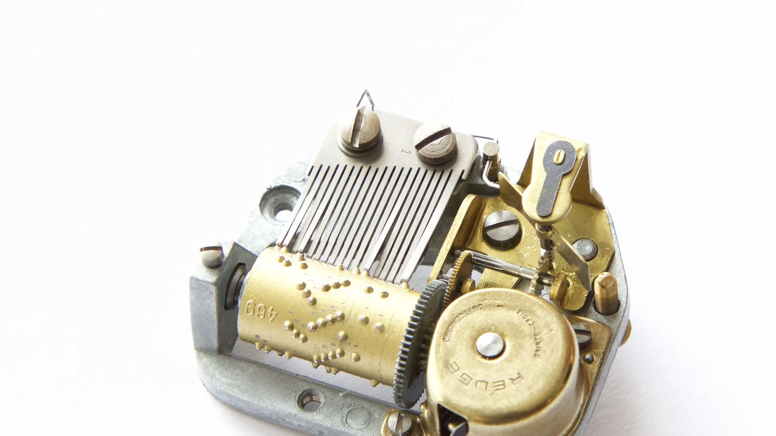 A close-up of an accordion