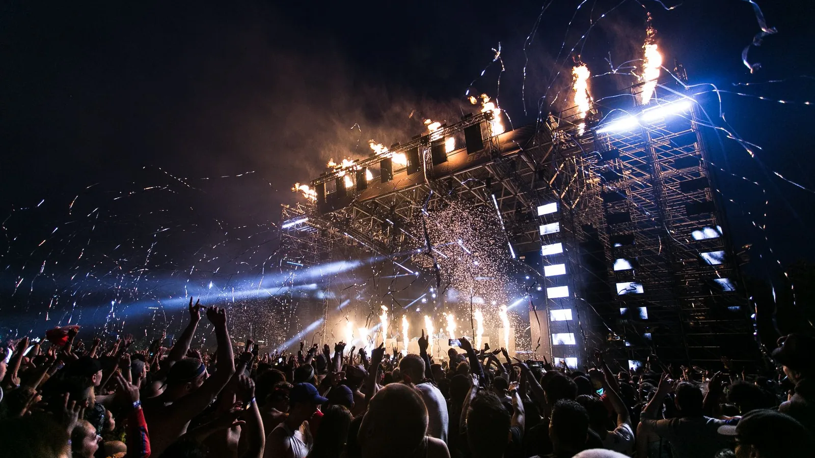 A crowd at a live concert