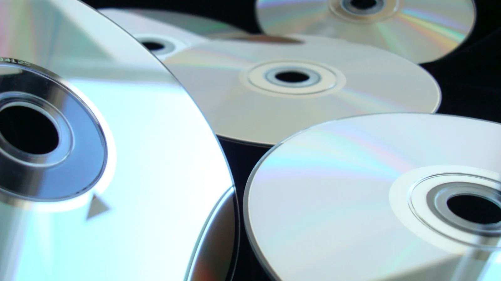 A stack of optical discs